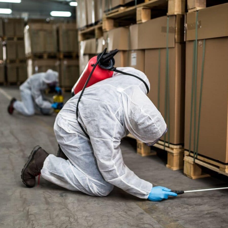 A CURA expert providing commercial pest control in Laguna Niguel, showing why we are the best choice. Commercial pest control near me.