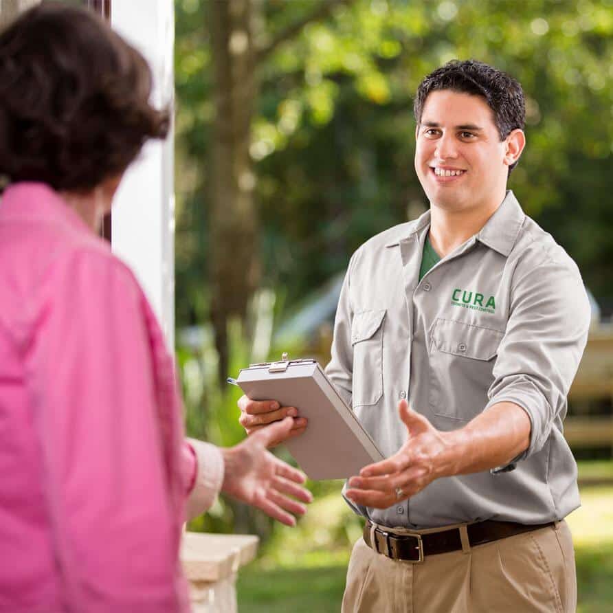 Helpful Cura Pest Control employee